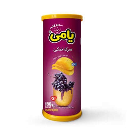 چیپس سرکه نمکی 150 گرمی یامی (yammy) - چیپس سرکه نمکی 150 گرمی یامی (yammy)